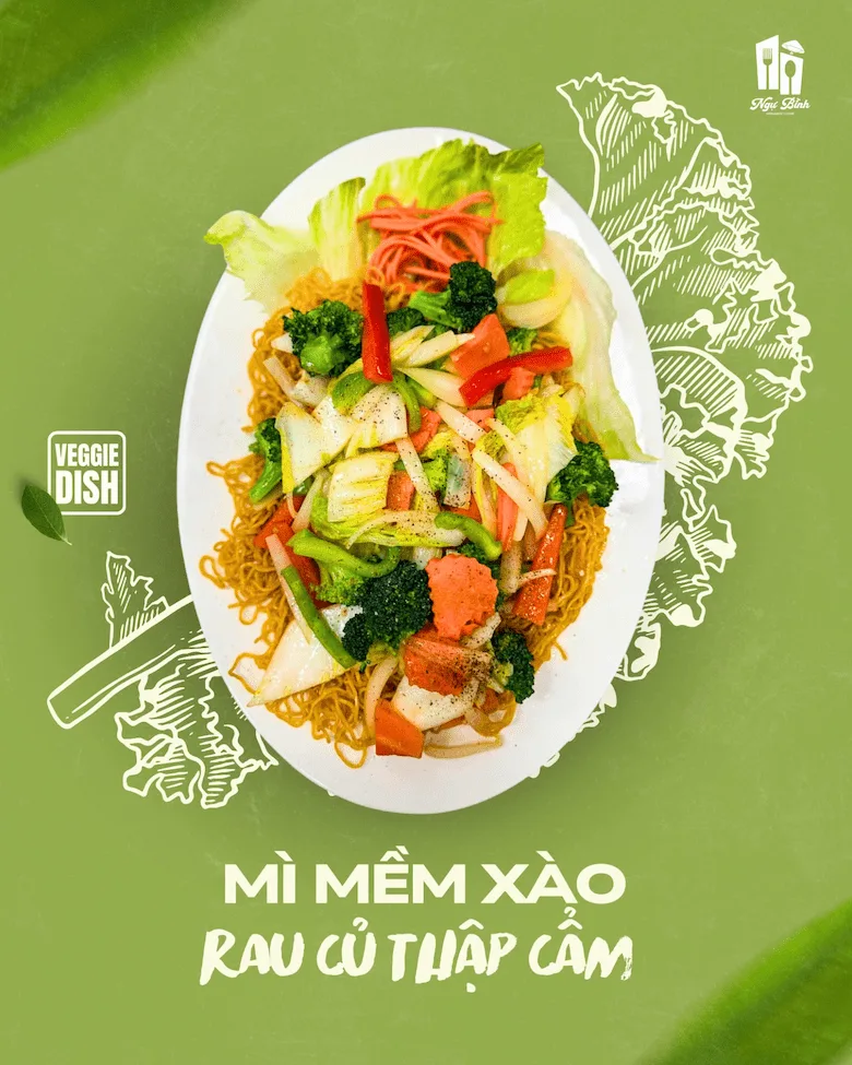 Stir Fried Noodles with Mixed Vegetables